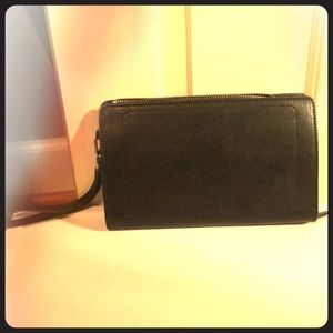 Black Wristlet with Wallet